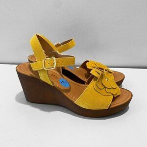 NEW Mariella Italy Sandals Wedge Heels Shoes 7.5